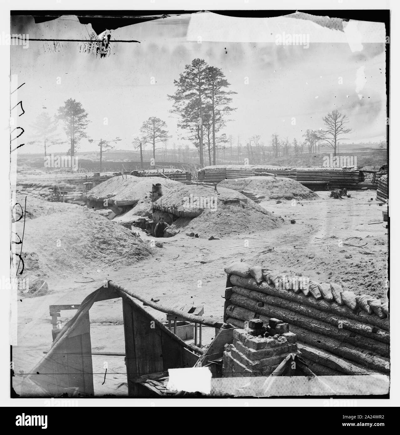 Petersburg, Va. Fortifications Stock Photo Alamy