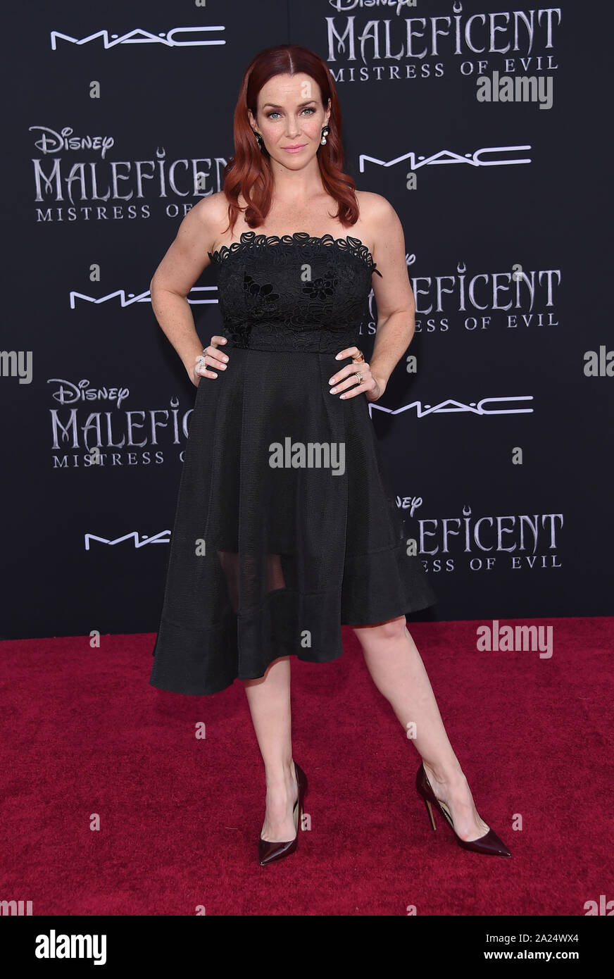 September 30, 2019, Hollywood, California, USA: Annie Wersching arrives for the 'Maleficent: Mistress of Evil' World Premiere at the El Capitan theater. (Credit Image: © Lisa O'Connor/ZUMA Wire) Stock Photo