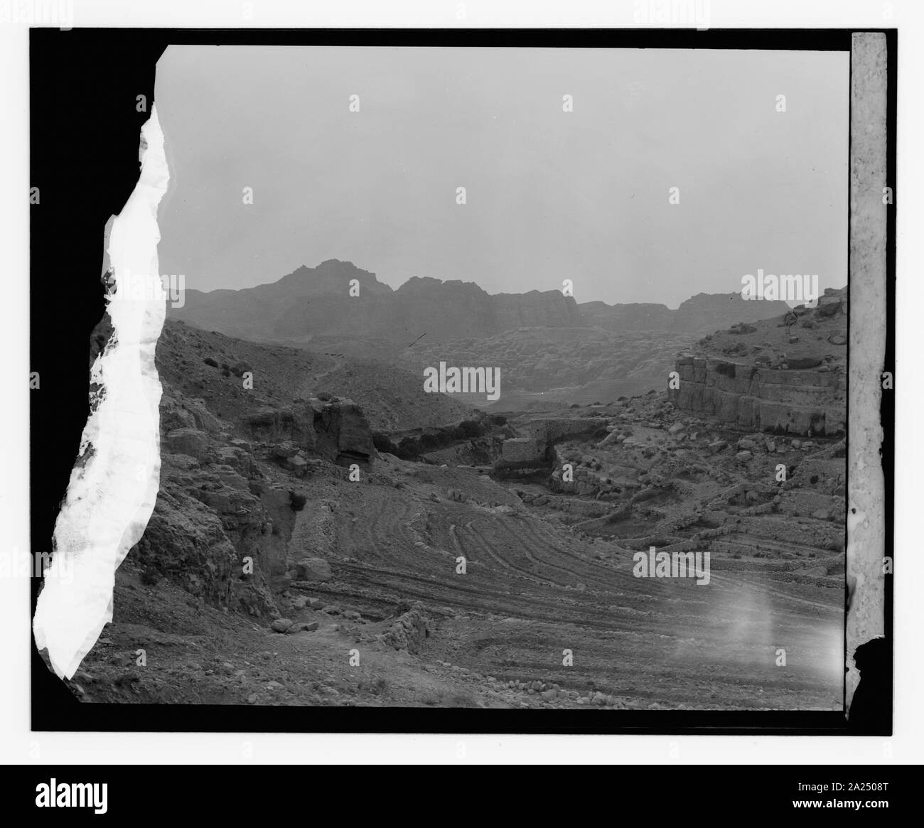 Jordan petra view historical Black and White Stock Photos & Images - Alamy