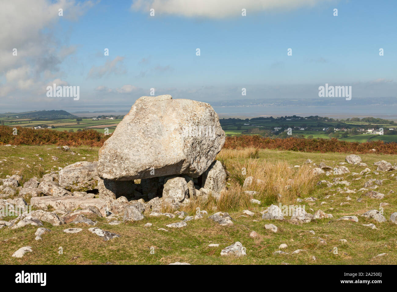 Arthur's Stone (Neolithic burial chamber 2500 BC), Cefn Bryn, Gower Peninsula, Swansea, South