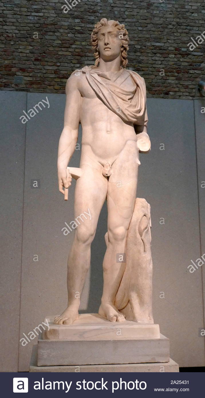 Colossal statue of Helios.  Roman from Marmor, Libya 138-161 AD Stock Photo