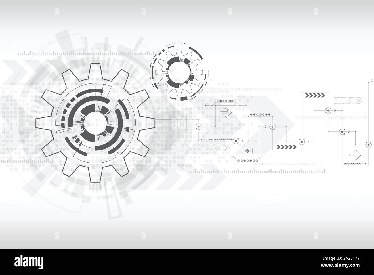 Vector background technology in the concept of gears Stock Vector Image ...