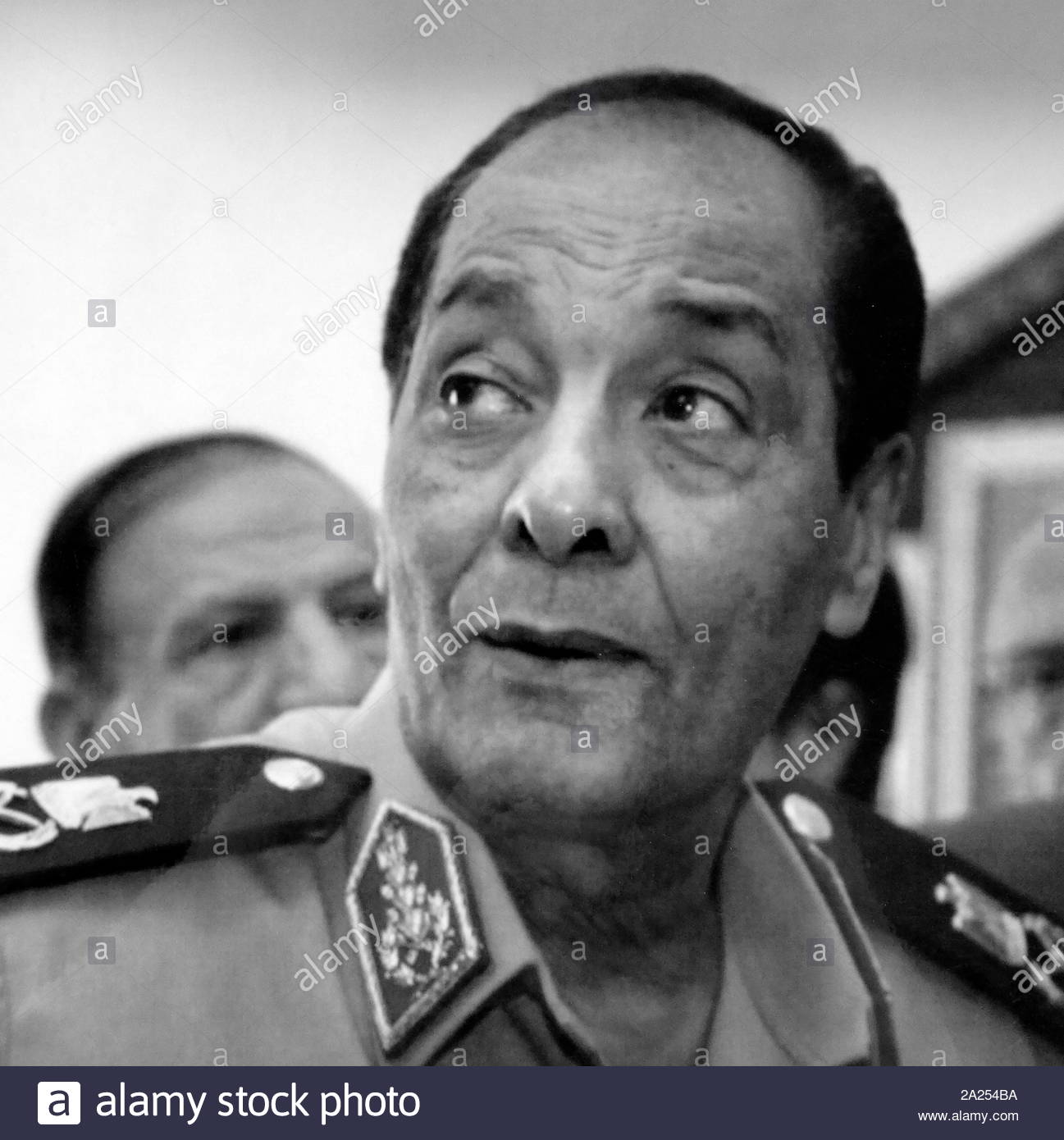 Mohamed Hussein Tantawi (born 1935), Egyptian Field Marshal and politician.  commander-in-chief of the Egyptian Armed Force. from February 2011 to June 2012, he was head of the Supreme Council of the Armed Forces Stock Photo