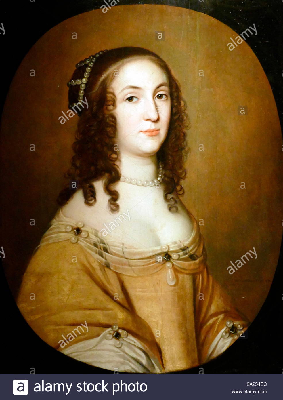 Portrait of a Lady (Louise Henriette of Nassau?) by Willem van