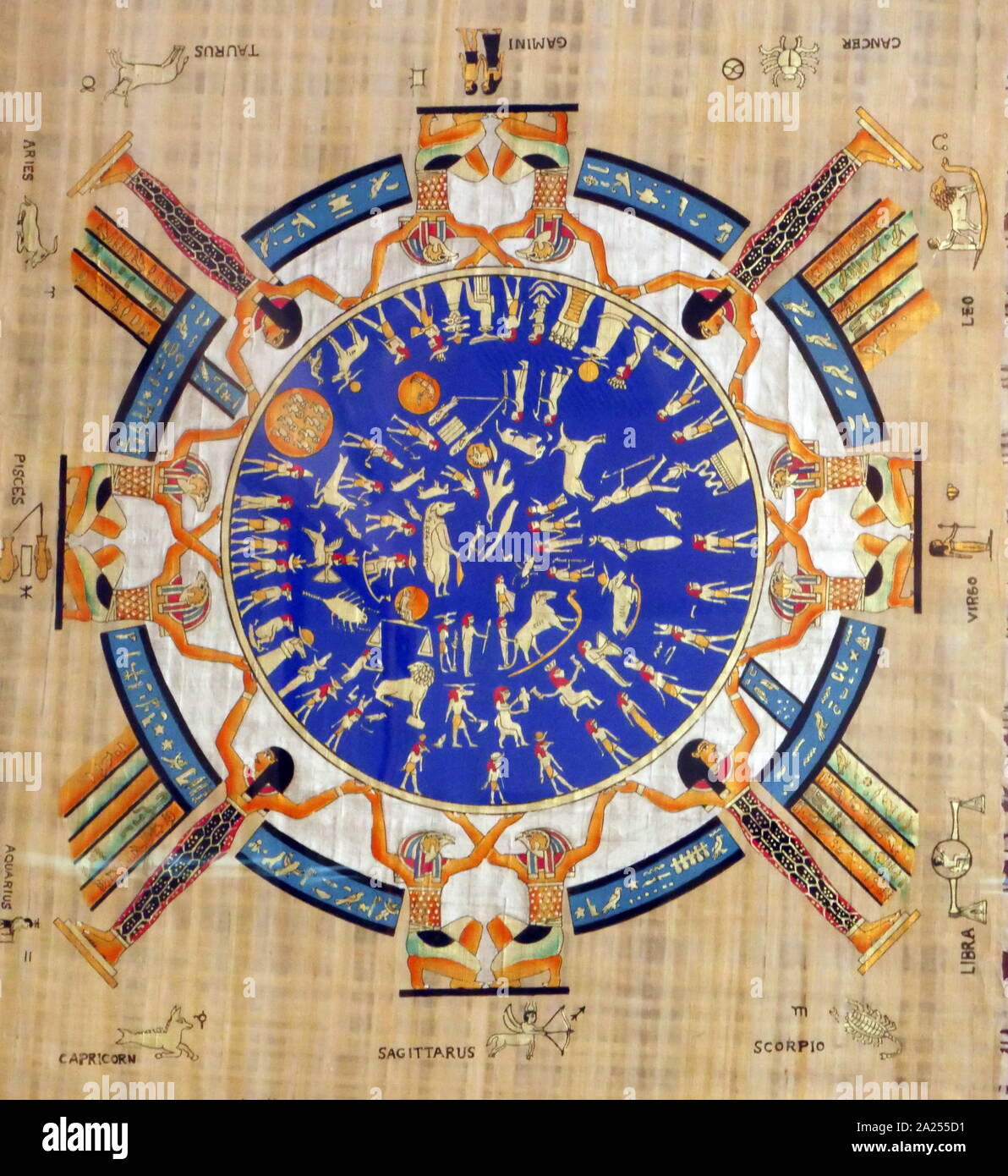 Dendera zodiac hi res stock photography and images Alamy