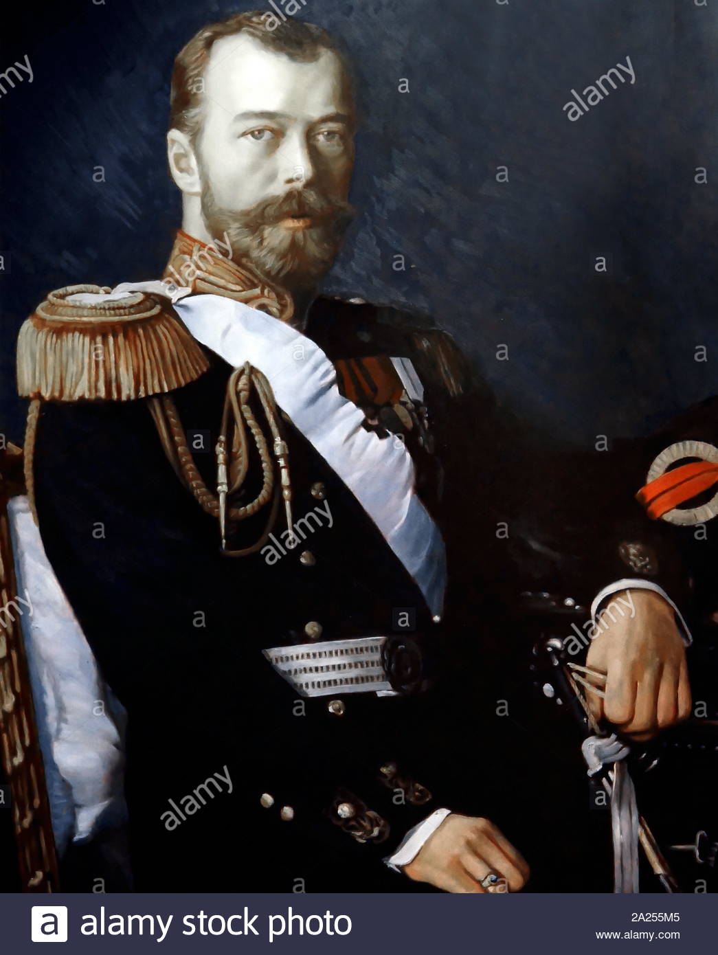 Nicholas II (1868 – 1918), last Emperor of Russia, ruling from 1 ...
