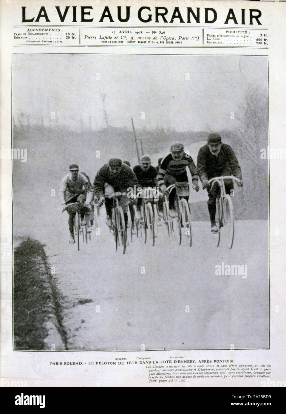 Vintage Bicycle racing (French) 1905 Stock Photo - Alamy