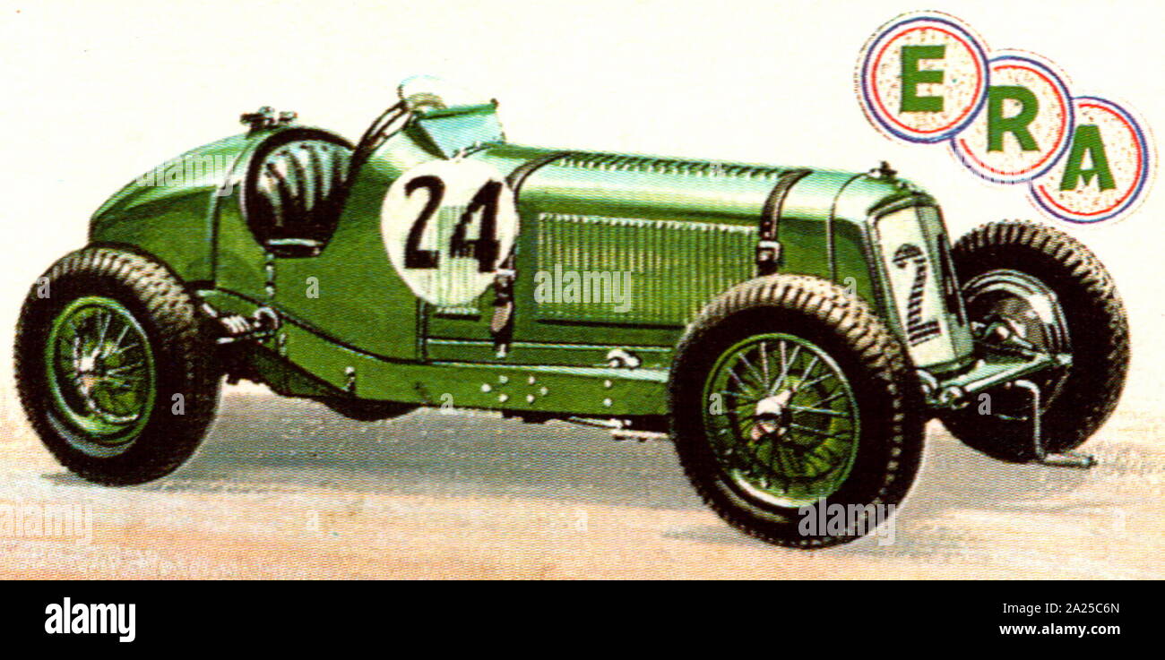 1934 ERA (English Racing Automobiles), supercharged 1.5 litres automobile Stock Photo