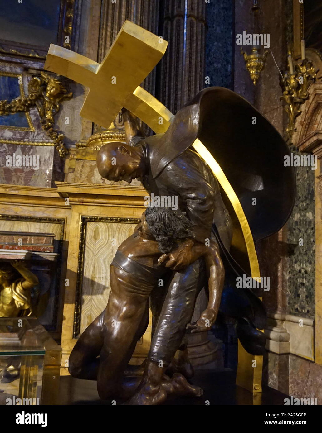 Interior of San Camillo de Lellis a church on Via Sallustiana, Rome