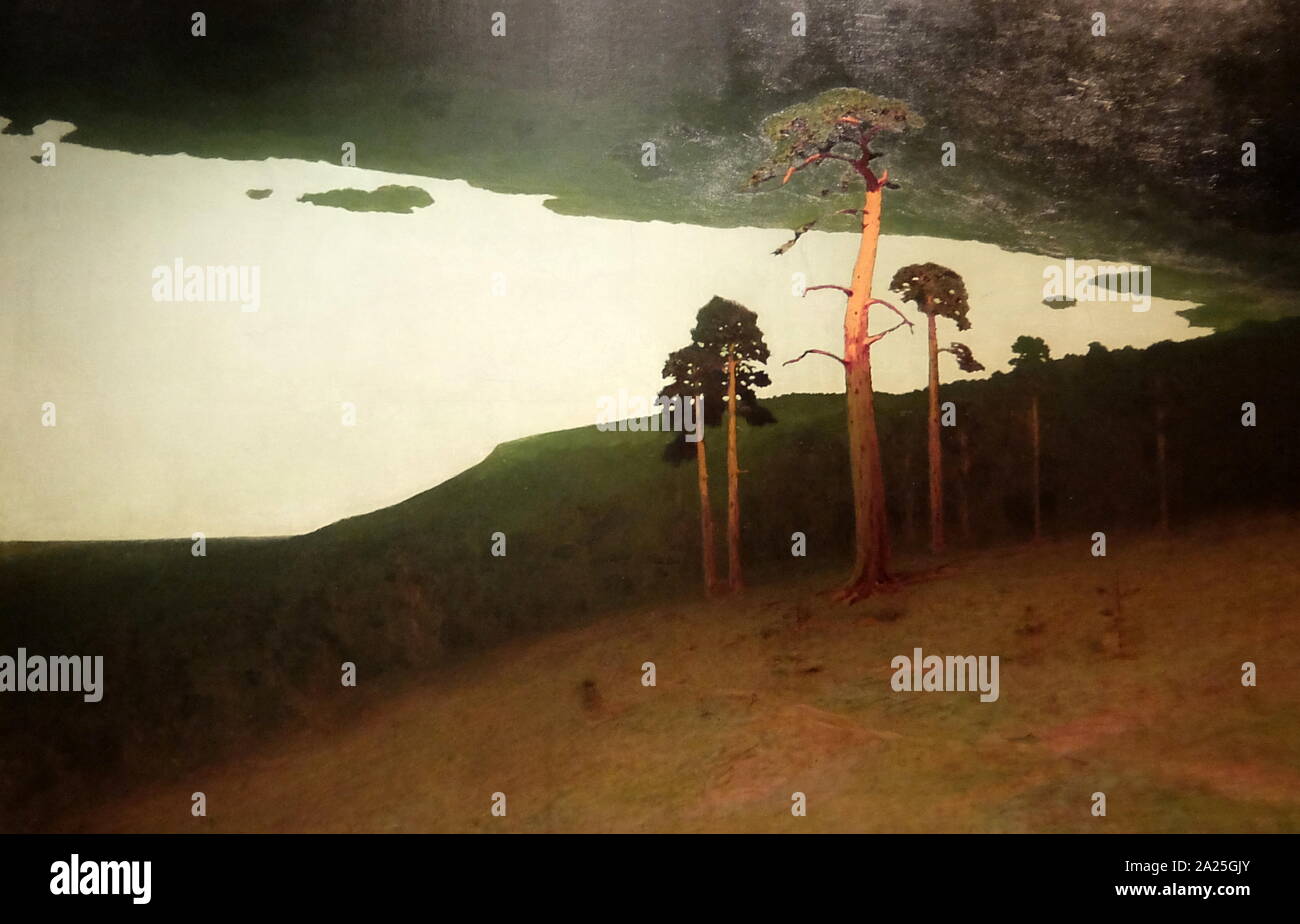 Painting titled 'Crimea'. Oil on canvas Stock Photo Alamy