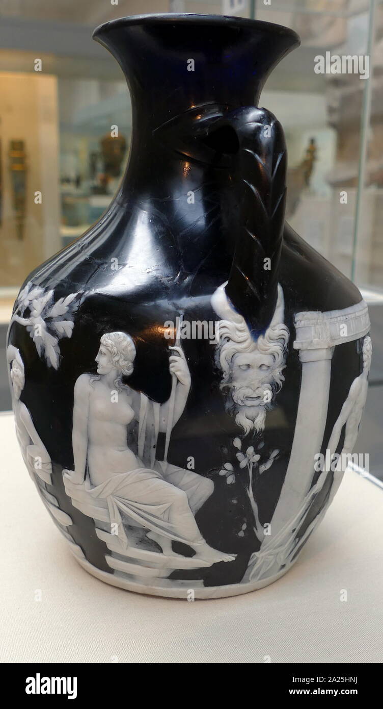 The Portland Vase A Roman Cameo Glass Vase Which Is Dated To