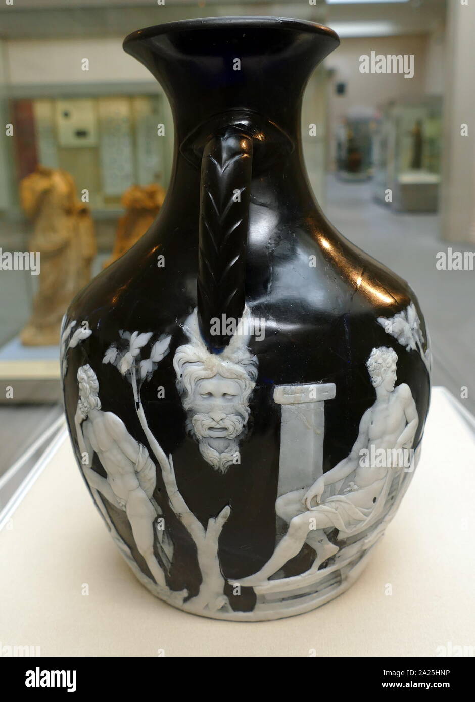 The Portland Vase A Roman Cameo Glass Vase Which Is Dated To