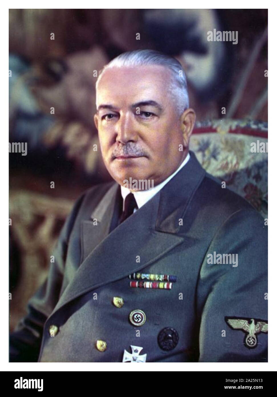 Photographic portrait of Konstantin von Neurath. Konstantin Hermann Karl Freiherr von Neurath (1873-1956) a German diplomat and Foreign minister of Nazi Germany Stock Photo
