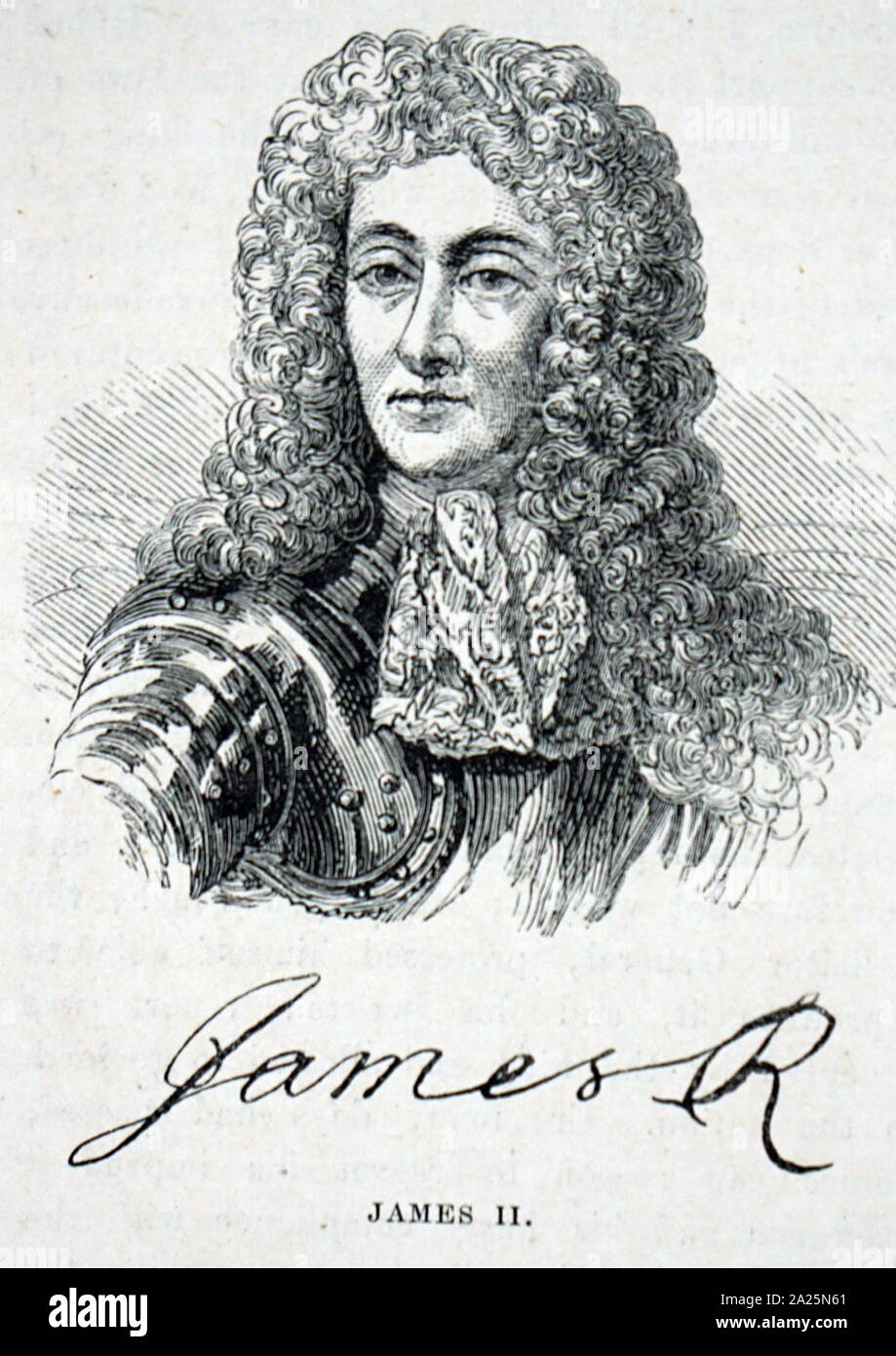 Portrait of James II of England (16331701) King of England, Ireland