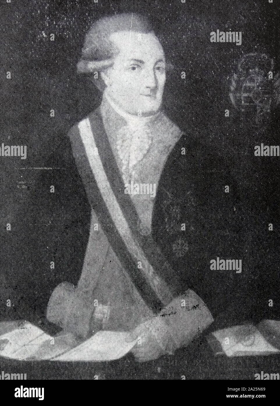 Portrait Of Juan Vicente De Guemes Padilla Horcasitas Y Aguayo 2nd Count Of Revillagigedo 1738 1799 A Spanish Military Officer And Viceroy Of New Spain Stock Photo Alamy