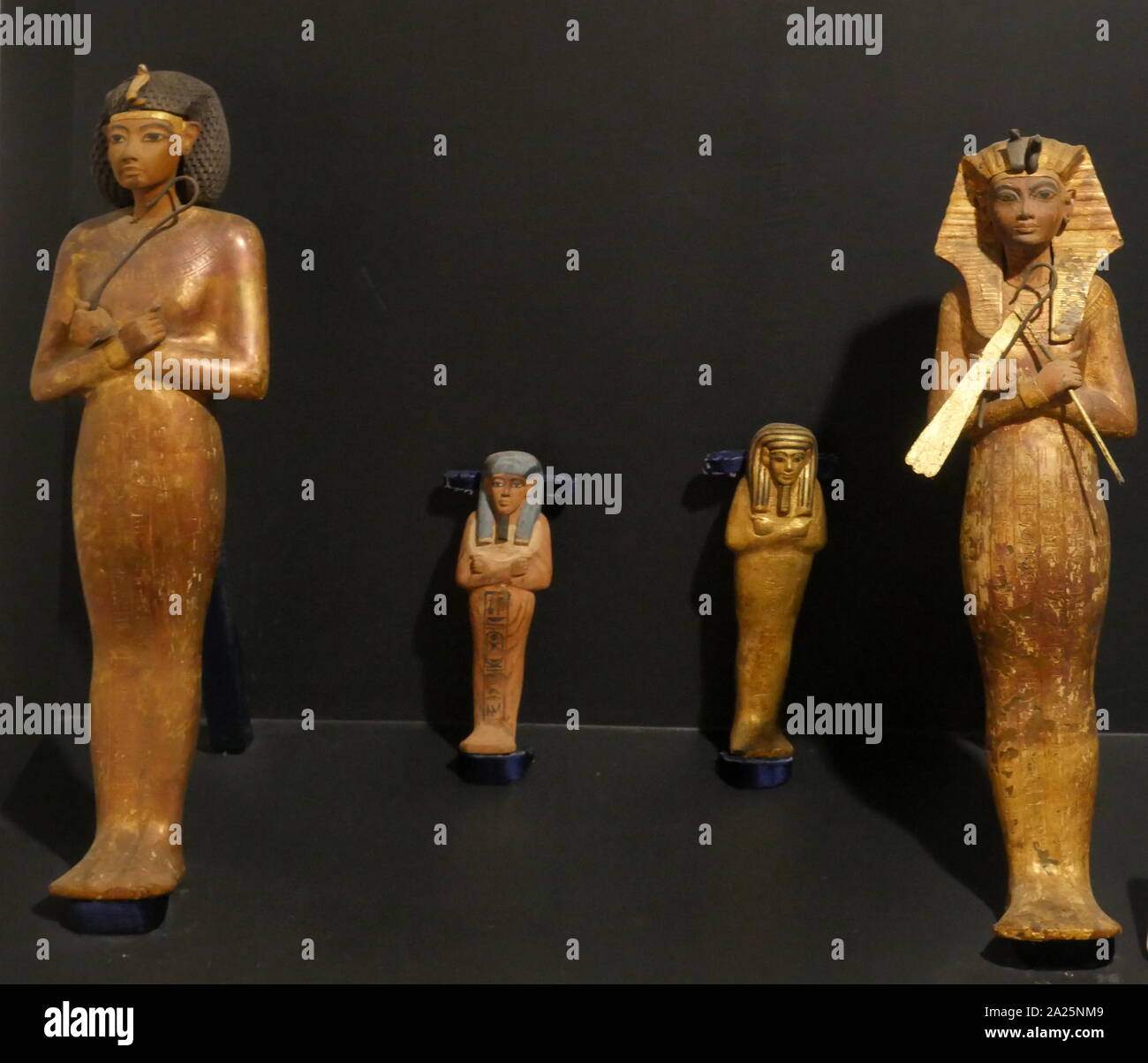 Shawabti figures in the form of king tutankhamen Stock Photo