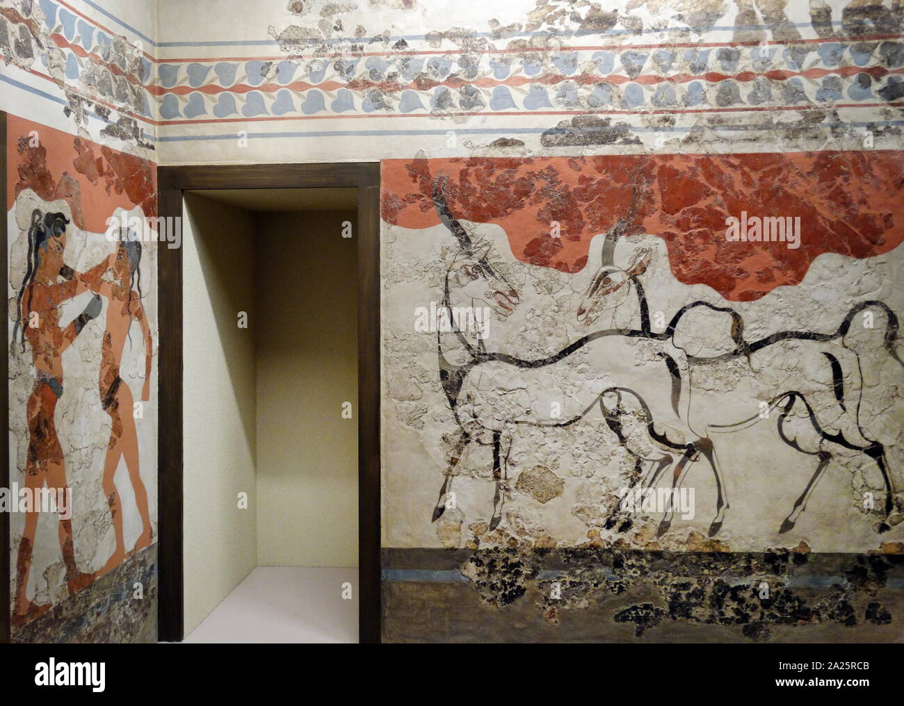boxers-and-antelope-frescoes-akrotiri-thera-the-bronze-age-frescoes