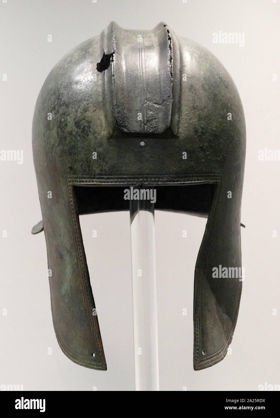 Illyrian (Greek) helmet, Pangaion, 550-500 BC Stock Photo