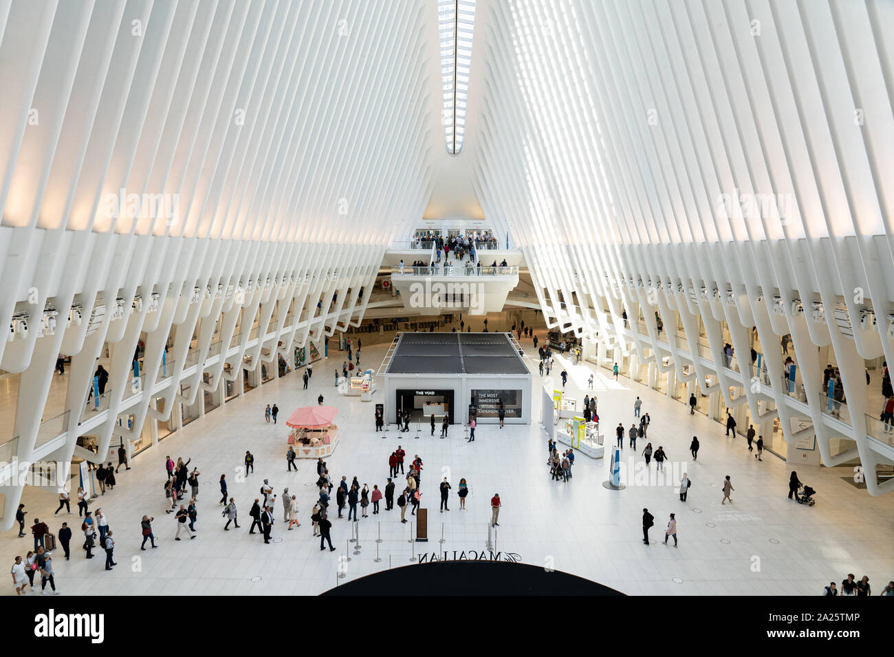 World Trade Center Station in New York City, USA Stock Photo