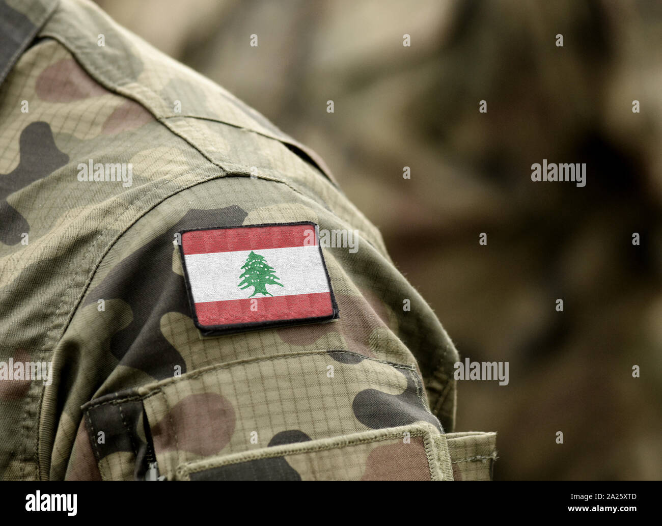 Flag Of Lebanon On Military Uniform collage Stock Photo Alamy Flag Of Lebanon On Military Uniform collage Stock Photo Alamy