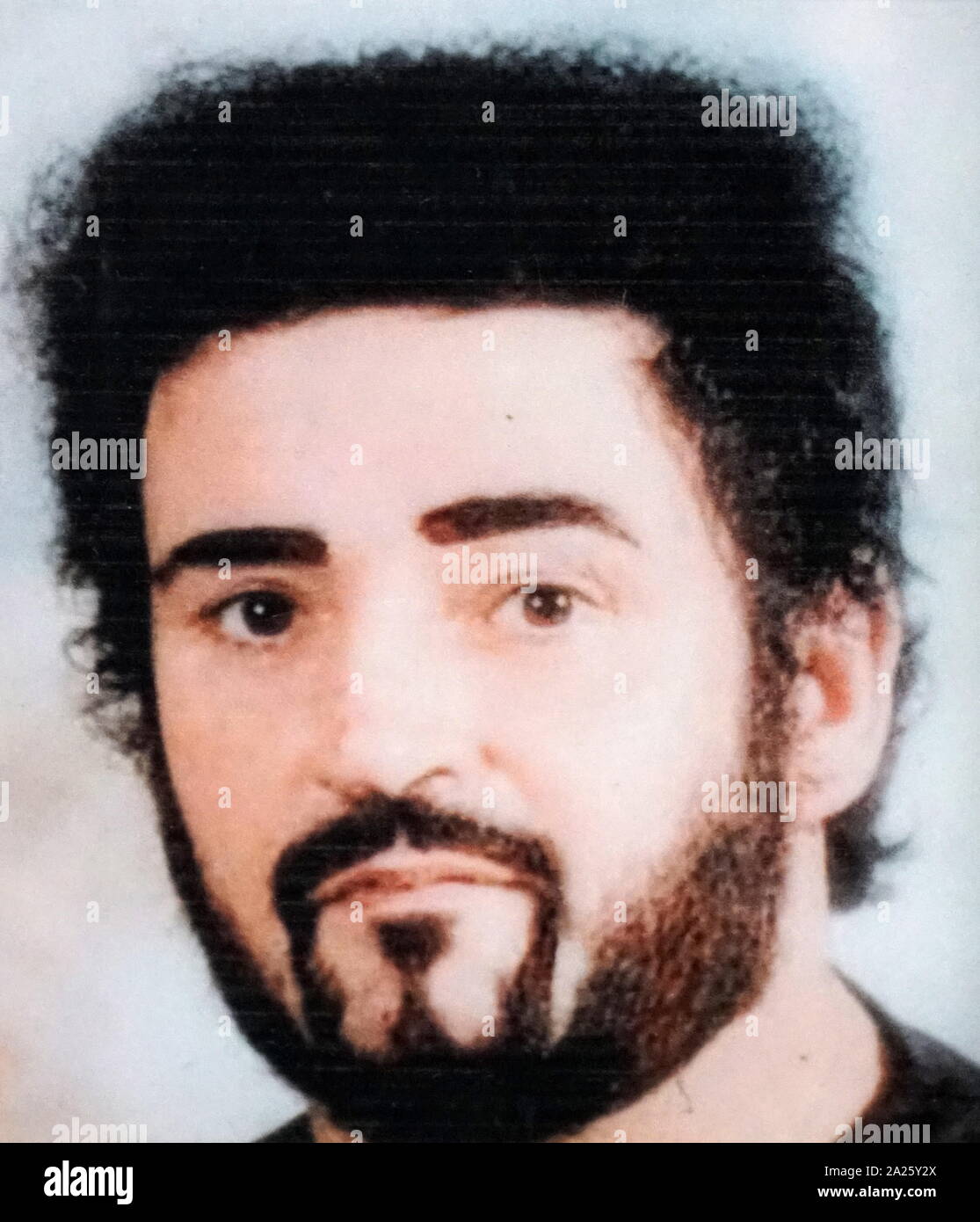 Photograph of Peter Sutcliffe (1946) an English serial killer who was