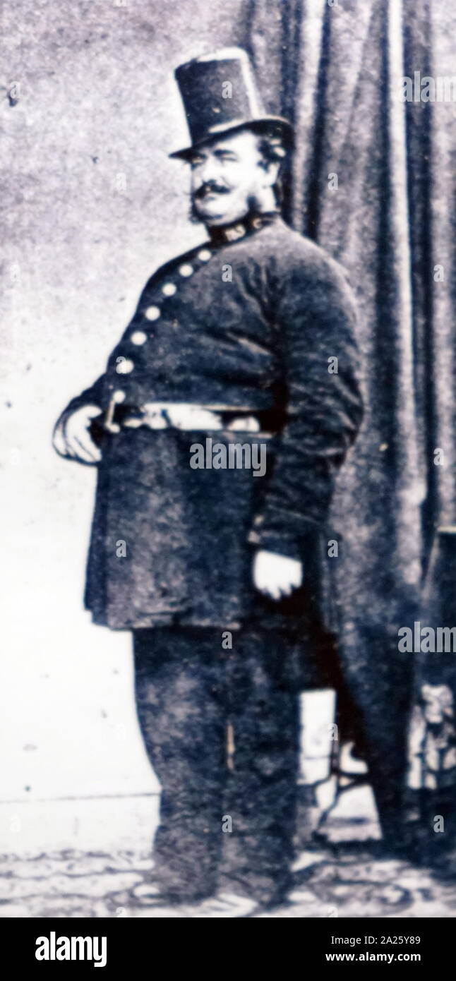 Photograph of Tom Smith, a wellknown Peeler. Peelers was the name