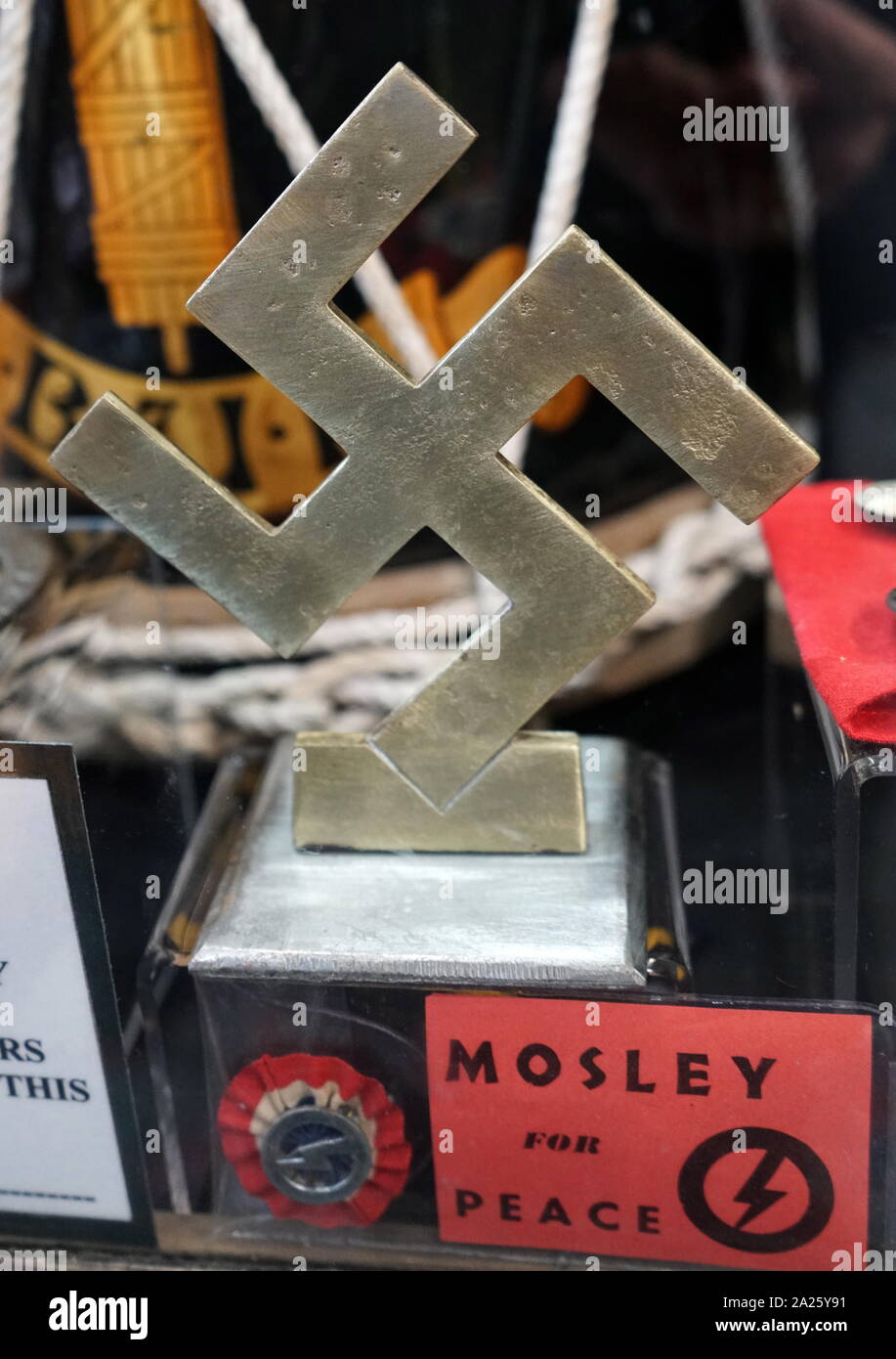 Item belonging to a member of the British Union of Fascists. The BUF was a fascist political Item belonging to a member of the British Union of Fascists. The BUF was a fascist political