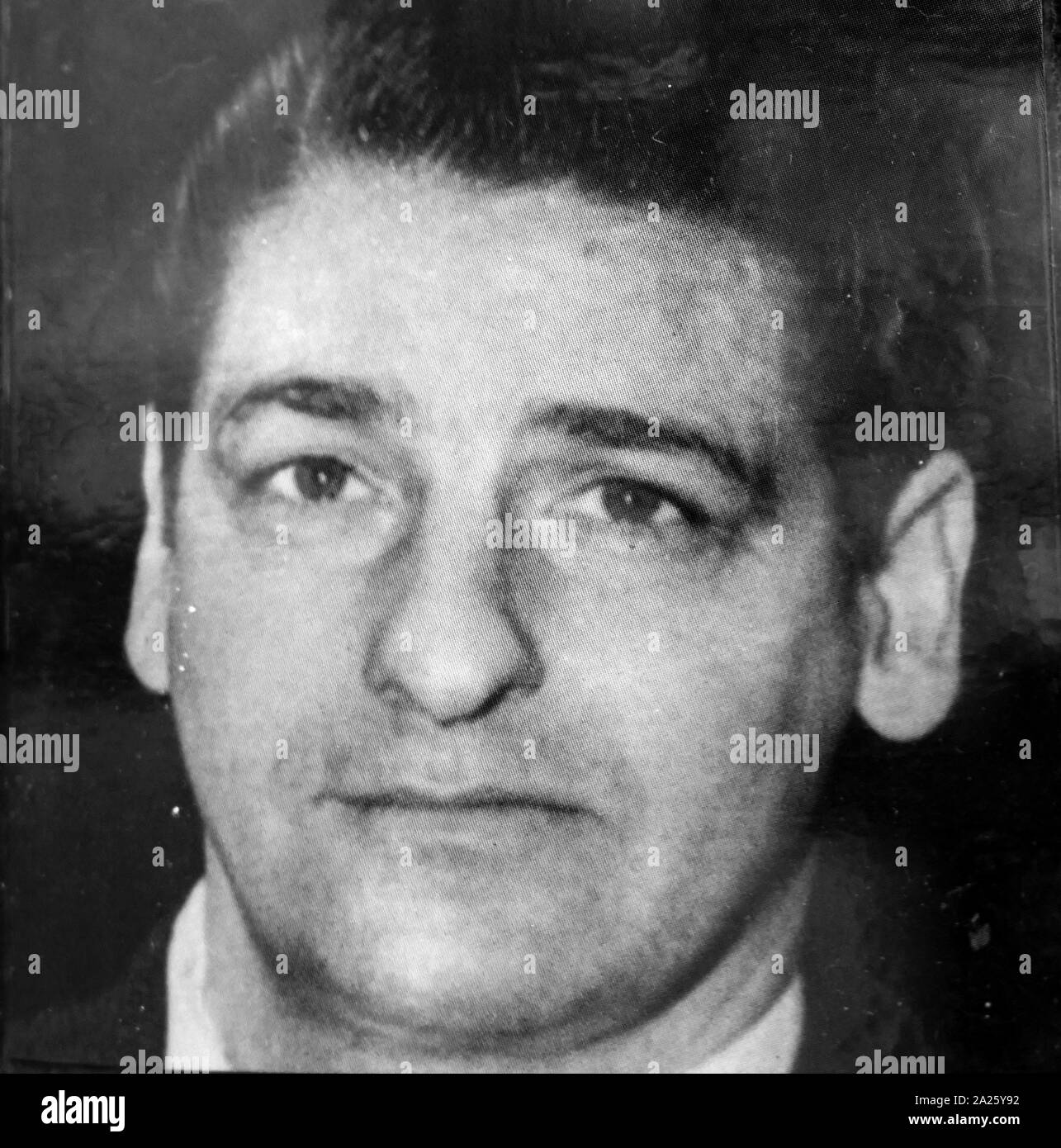 Photograph of Albert DeSalvo (The Boston Strangler). Alberto Henry DeSalvo (1931-1973) a criminal who confessed to being the "Boston Strangler" whom murdered 13 women in the Boston area from 1962 to 1964 Stock Photo