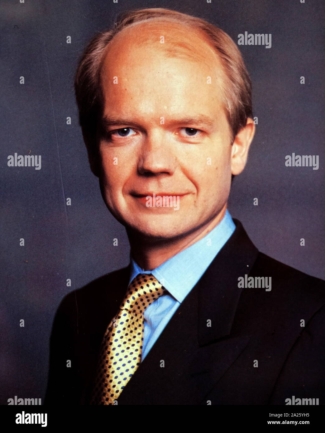 Photograph of William Hague (1961-) a British Conservative politician and former Secretary of State for Foreign Affairs. Stock Photo