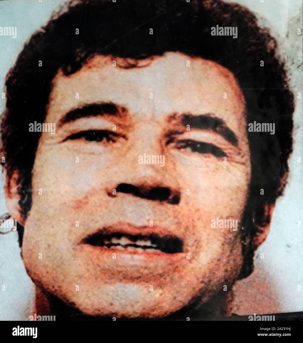 Photograph of Fred West. Frederick Walter Stephen West (1941-1995) an English serial killer who, along with his wife Rosemary West (1953-), committed at least 12 murders between 1967 and 1987. Stock Photo
