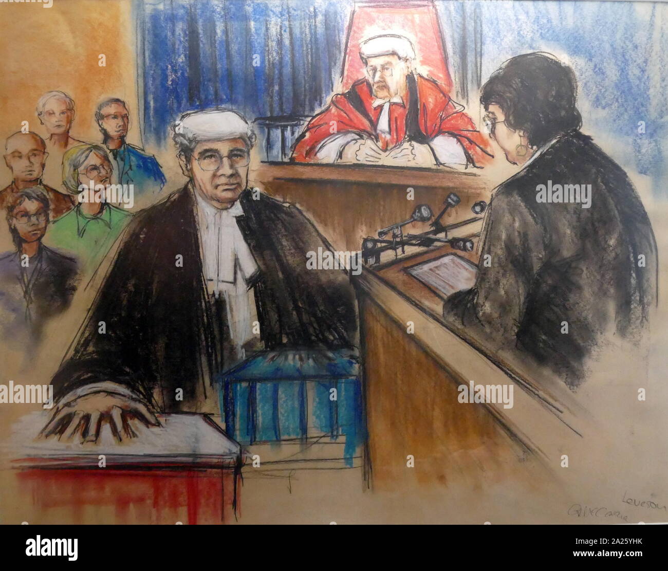 Supreme Court artist retires after 45 years documenting judicial history   NPR