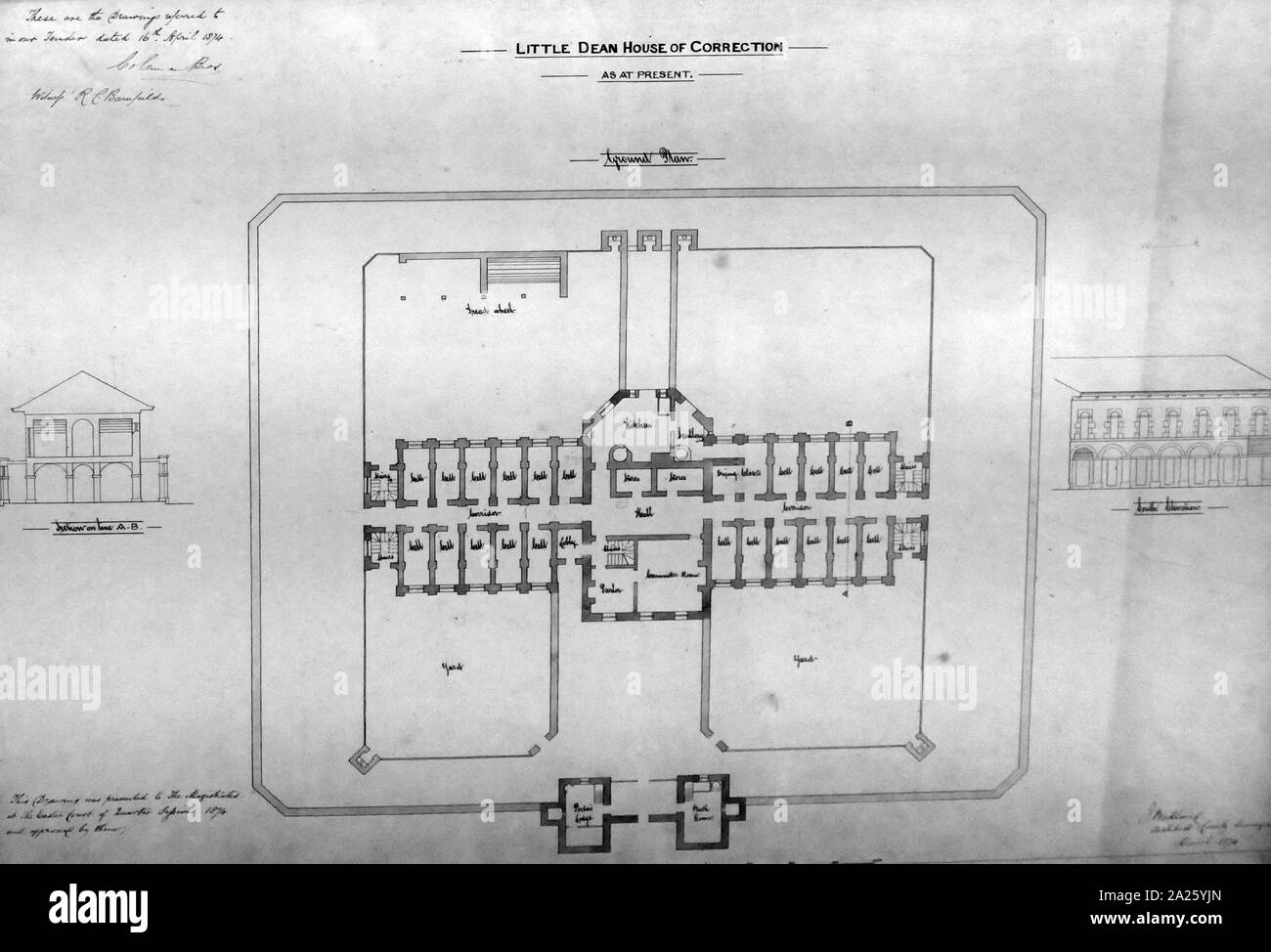 Prison Ground Black And White Stock Photos Images Alamy