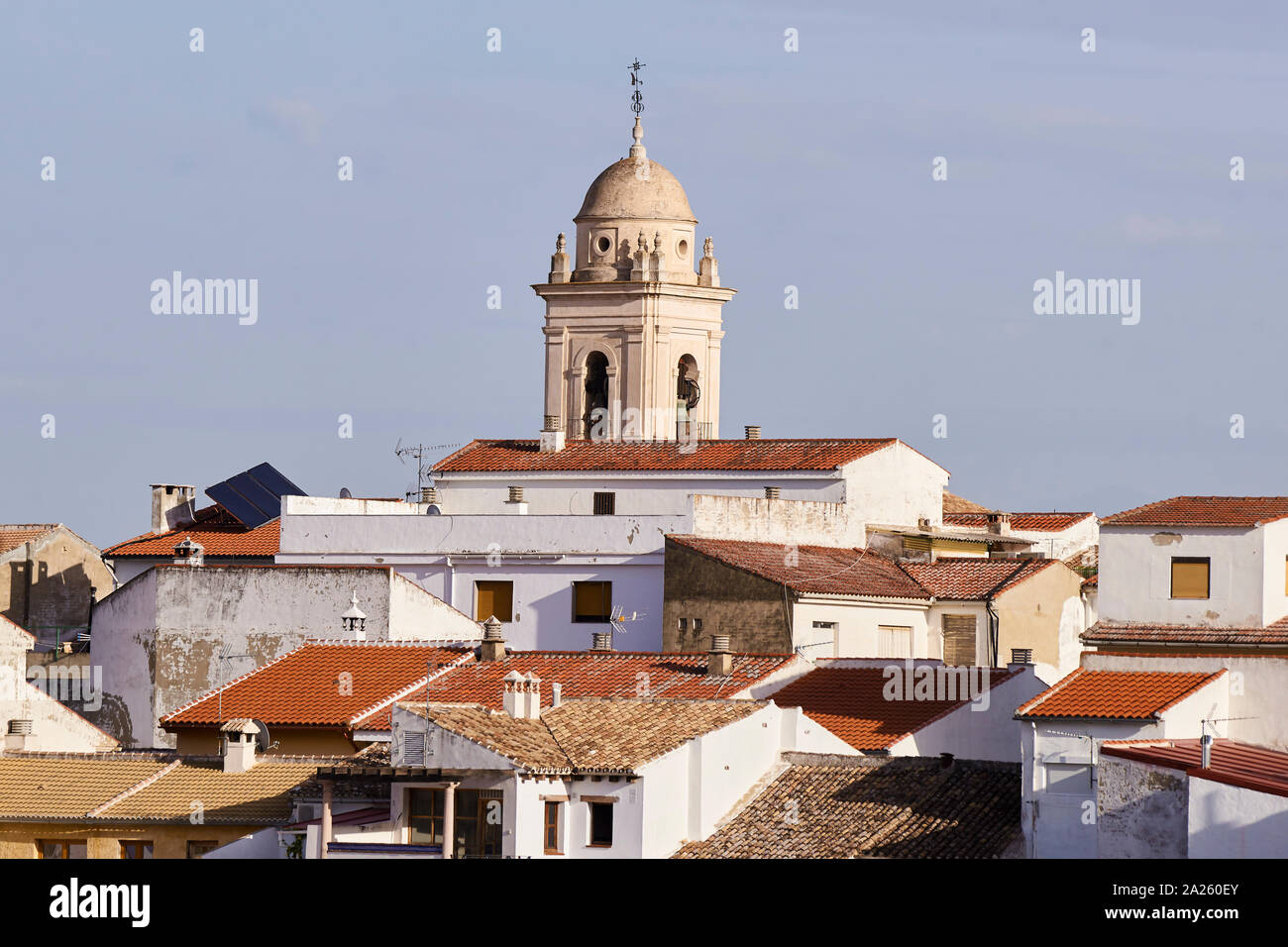 Church of Santa Catalina in Loja, Granada. Spain Stock Photo