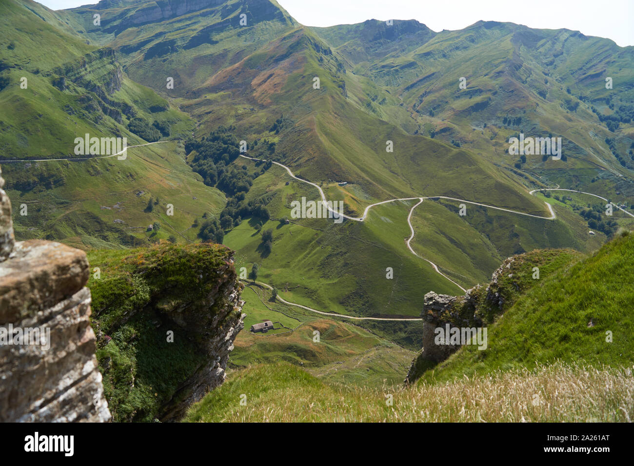 best cantabrian mountains in summer Stock Photo