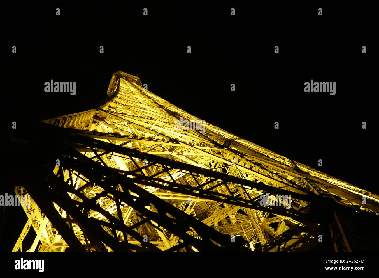 The Eiffel Tower, wroughtiron lattice tower on the Champ de Mars in