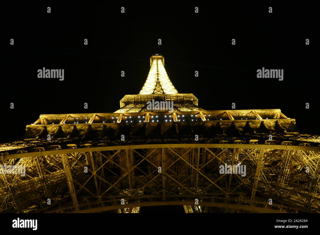 The Eiffel Tower, wroughtiron lattice tower on the Champ de Mars in