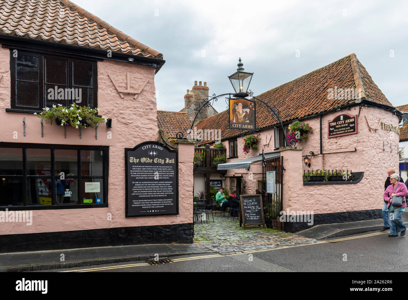 The City Arms, Wells, Somerset - A Grade II Listed 17th century building, England, UK Stock Photo