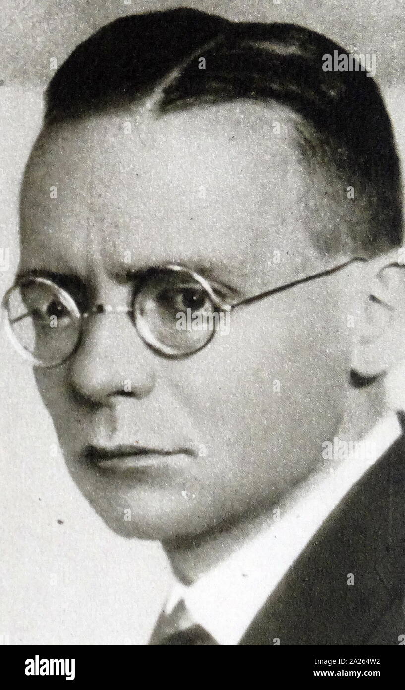 Theodor Habicht (4 April 1898 – 31 January 1944) was a leading political figure in Nazi Germany. He played a leading role in the Austrian movement. Stock Photo