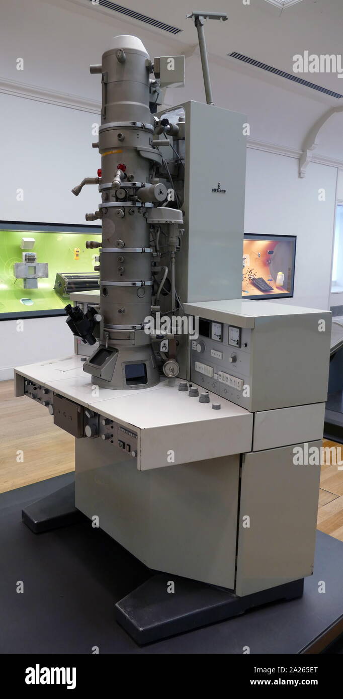 Siemens Transmission Electron Microscope, Used for the examination of