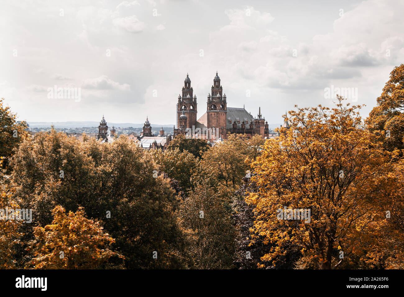 Fall in Glasgow, Scotland Stock Photo