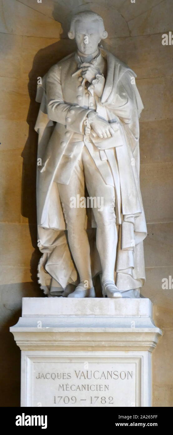 Jacques de Vaucanson (1709 21, 1782), French inventor and artist who