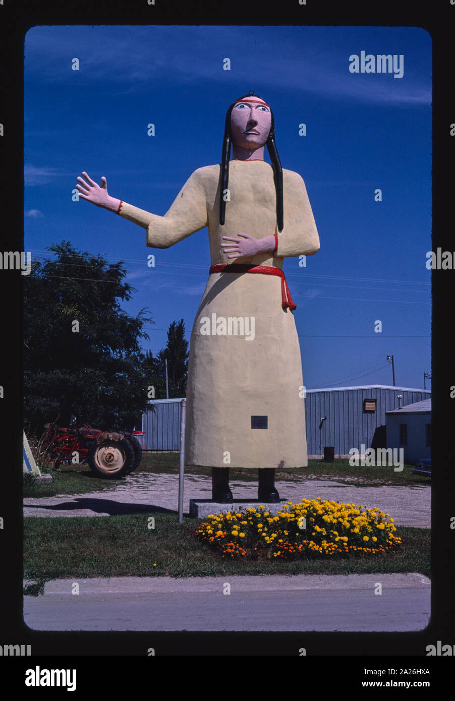 Pocahontas Souvenir Stand, Pocahontas, Iowa Stock Photo Alamy
