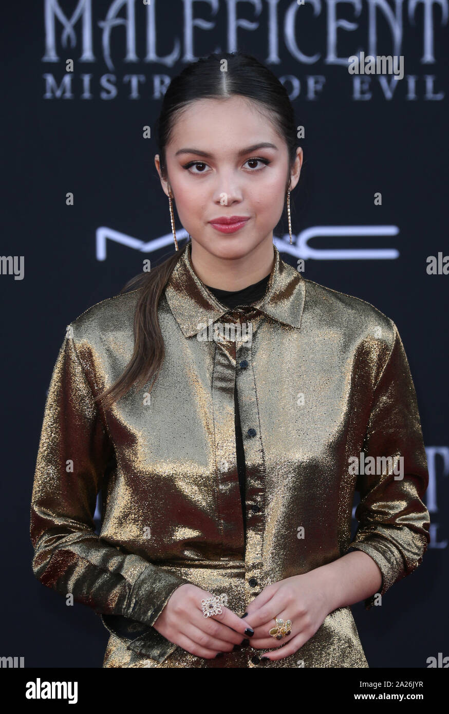 LOS ANGELES, CA - SEPTEMBER 30: Olivia Rodrigo, at the Maleficent ...