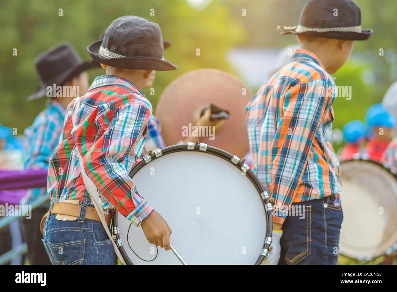 Drumline marching band hi-res stock photography and images - Alamy