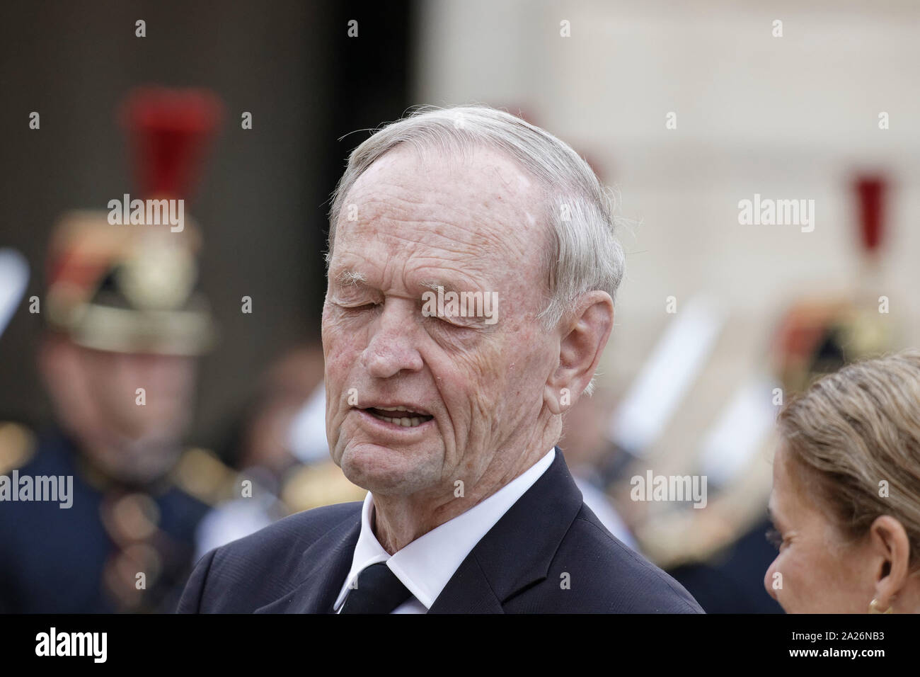 Paris, France. 30th Sep, 2019.Emmanuel Macron receives foreign heads of