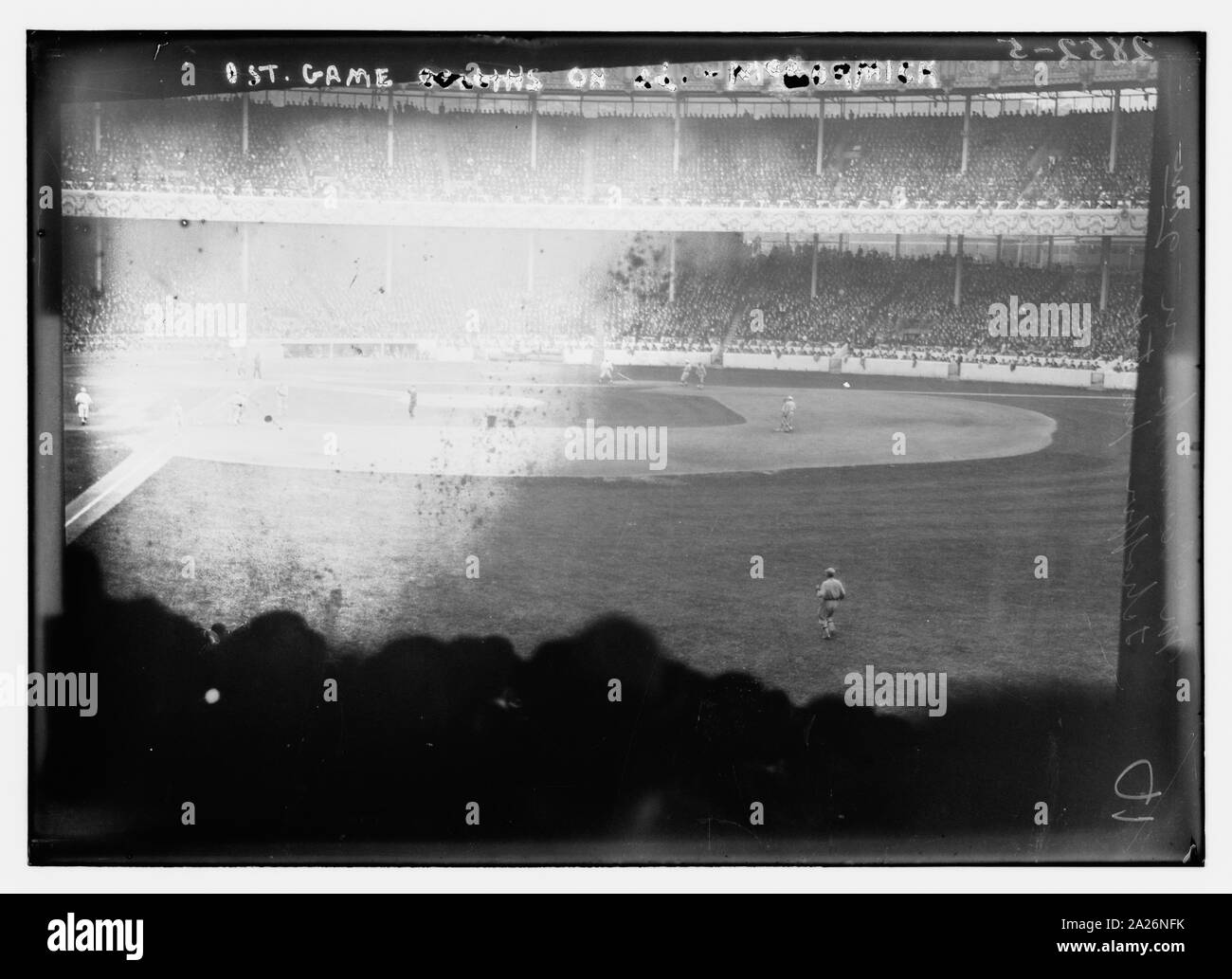 Polo Grounds, 1st game of World Series Stock Photo Alamy