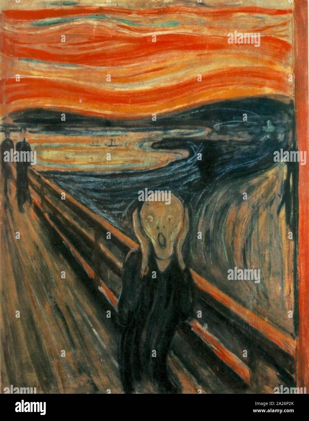 The Scream by Edvard Munch Stock Photo