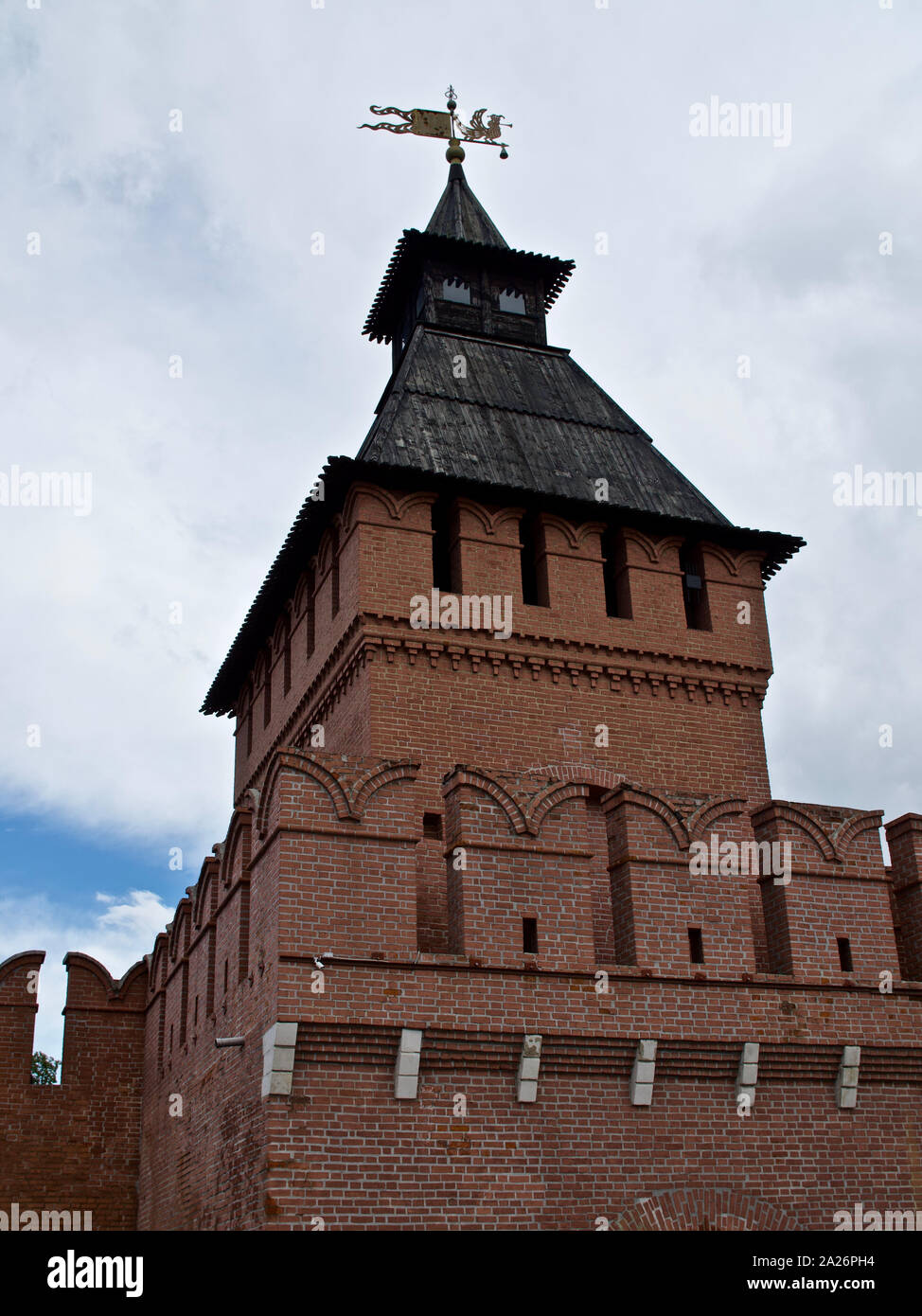 Ancient architectural complex Fortress Tula Kremlin, Russia Stock Photo ...