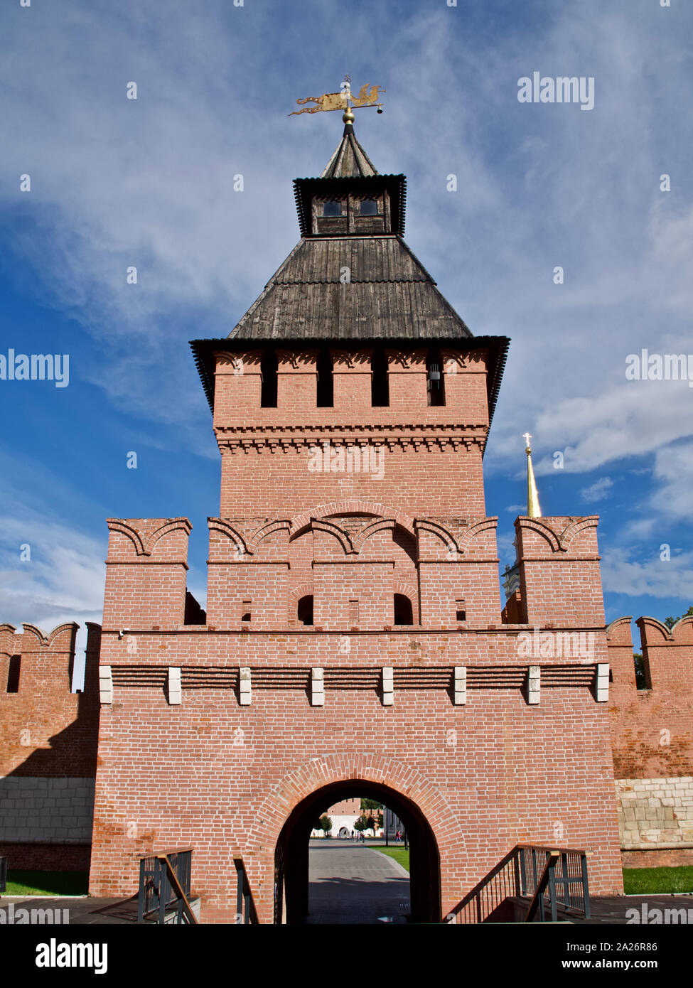Ancient architectural complex Fortress Tula Kremlin, Russia Stock Photo ...