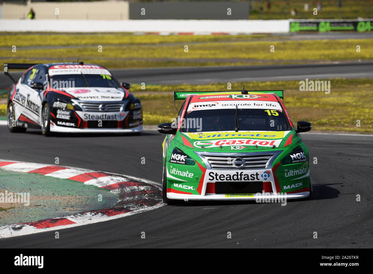 Winton Raceway Supercars test day Stock Photo - Alamy